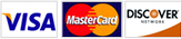 Visa, Mastercard, Discover
